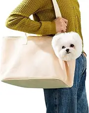 Cat Shoulder Carrier, Portable Pet Travel Bag, 14.96x10.63in Breathable Mesh Design, Escape Proof Outing Tote, Lightweight Hands Pack for Small Dogs, Cats, Vet Visits