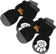 VILLFUL Non-Slip Dog Socks Set Pcs Puppy Grip Socks Adorable Pet Supplies for Small Dogs
