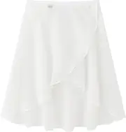 [Tacherlia] Ballet Skirt for Women Tie-Up One-Piece Skirt Short in The Front and Long in The Back