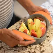Mango and Apple Slicer and Corer. Slice and Pit your Fruits in One Easy Movement