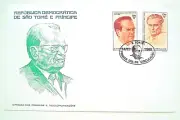 SAO TOME’ & PRINCIPE - FDC - 1981 - Homage to Tito - Cachet & Flags