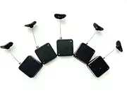 LORADAR 5Pack Retractable Security Cable Lock, Remote Control Security Lock, Anti-Lost Rope for TV, DVD, Hardware, Black