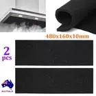 2x Charcoal Carbon Rangehood Grease Filter For OMEGA SMEG Range Hood480x160x10mm