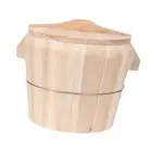 Rice Steamer Bucket Portable Multifunction Snacks with Lid Reusable Tofu Pudding