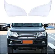 Car Head Light Lamp Lens Compatible for Lexus GX400 GX460 2010-2012 Headlight Cover Car Replacement Lens Auto Shell Cover