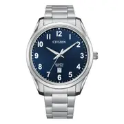 Citizen Dress Quartz Men's Blue Watch BI1031-51L Stainless Steel 4974374312365