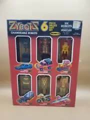 Remco Zybots Changeable Robots 6 Piece Gift Set Transformers Gobots 1984 VINTAGE