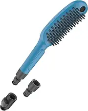 Hansgrohe Outdoor Pet Shower With Quick Connect 3-Spray Fur, Leg, and Paw Settings in Sky, 04973540