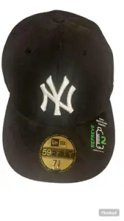MLB New York Yankees 59FIFTY 5950 Men's Size 7 1/2 Fitted New Era Hat Cap