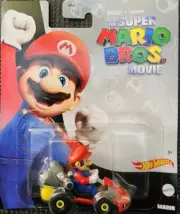 HOTWHEELS 1:64 Diecast Character Car - Super Mario Bros Movie MARIO Kart