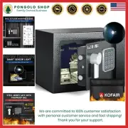 Safe Box Alloy Steel 0.23 Cu Ft Digital Lock Fireproof Money Safe Household