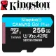 【Kingston 金士頓】256GB microSDXC TF UHS-I U3 V30 A2 記憶卡(SDCG3/256GB 平輸)