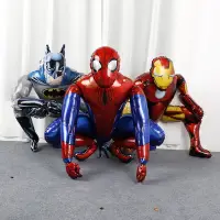 在飛比找蝦皮購物優惠-立體蜘蛛人氣球 新款3D小號立體組裝英雄聯盟鋁膜氣球 蜘蛛人
