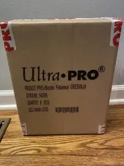 Sealed Ultra PRO Greninja Pokemon TCG 9 Pocket Pro Binder 360 Cards x6 in Box