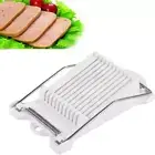 Egg Slicer Luncheon Meat Slicer, 10 Stainless Steel Wires Luncheon Meat Cutter H