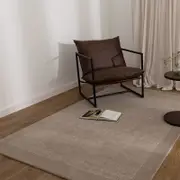Brand Ventures Sedona Camel Border Wool Rug