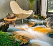 3D Grass River 1851 Floor WallPaper Murals Wall Print Decal AU Zoe