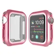 ZUSLAB Apple Watch 9 41mm Case, Protective Soft Slim Cover with Build-in Screen Protector for Series 9 - Rose Gold