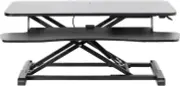 VIVO 91Cm Desk Converter, Height Adjustable Riser, Sit to Stand Dual Monitor ...