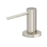 MEIR Round Liquid Soap Dispenser - Stainless Steel Pump - Bench-mounted - PVD Brushed Nickel