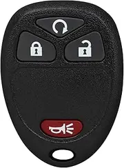 StandardAutoPart Keyless Entry Remote Key Fob Transmitter OUC60270 Compatible with Chevrolet Lucerne DTS Impala Escalade Equinox Suburban Tahoe Traverse Acadia Yukon Outlook (4 Button Remote Start)