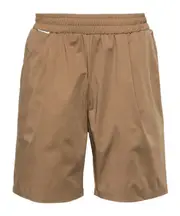 Family First Elastic Waist Shorts S,M brown