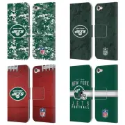 NFL NEW YORK JETS GRAPHICS LEATHER BOOK WALLET CASE FOR APPLE iPOD TOUCH MP3