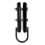 Climbing Rope Clamp,Rope Climb Workout Rig Attachment Hook for 1.5 Inch Rope Clasp Fitness Equipment Black
