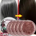 5/3x Organic Grey Reverse Shampoo Bar Hair Darkening Shampoo Soap Hair Shampoo