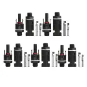 Solar Panel Power Distributor Adapter with Secure Socket Connector (5 Sets)