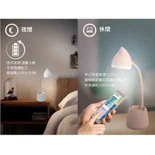 PHILIPS 飛利浦小精靈充電式檯燈 充電式檯燈 LED 多功能檯燈 USB檯燈 LED燈 床頭燈 小夜燈