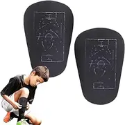 Small Shin Guards | Fashion Football Shin Guards with Soft Padding | Protective Gear Sports Equipment for Training and Competition, Boys Girls Children Teenagers