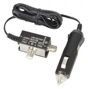 Kingray PIK170FDC 12V Cigarette Lighter Masthead Amplifier Power Injector Black