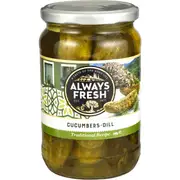 Always Fresh Cucumbers Dill 680g