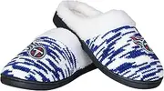 FOCO NFL Womens Sherpa Lined Colorblend Cup Sole Slippers