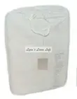 RACHEL ASHWELL Couture Liliput White Plain FULL FLAT SHEET SHABBY CHIC No Ruffle
