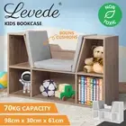 Levede Kids Bookcase Toys Box Shelf Storage Cabinet Container Reading Nook