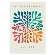 Galrie Henri Matisse's Papiers Découpés - Vibrant Mid-Century Modern Art Print, Poster Only, A3 30 x 42cm (12 x 16inch)