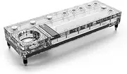 Alphacool Core Distro Plate 360 mm Links VPP/D5 - Acryl