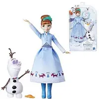 在飛比找Yahoo!奇摩拍賣優惠-Hasbro 孩之寶 冰雪奇緣雪寶的佳節冒險-人物故事組安娜