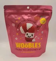 The Woobles Crochet Limited Edition NEW Peppi the Candy Cane Walmart Exclusive