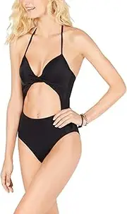 [Sundazed] Women's Willa Twist Underwire Molded Cup One-Piece Swimsuit in Black