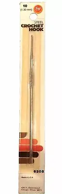 Vintage Boyd Crochet Hook New In Package Steel Size 10. 1.3 mm