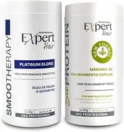 Expert Hair Botox Kit - Anti-Frizz, Botox Capilar Para El Cabello- Thermo-Active, Natural Look- Queratina para Alisar el Cabello, Cirugia Capilar para el Cabello, 2x 1kg/35.3 oz