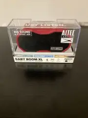 Altec Lansing Baby Boom XL Red Rugged Bluetooth Speaker New Sealed