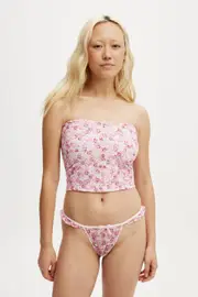 [Body] Body - Stretch Lace Bandeau - Lizzie garden floral/french fairytale L LIZZIE GARDEN FLORAL/FRENCH FAIRYTALE