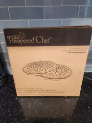 Pampered Chef Microwave Chip Maker 1241 Set Of 2 New In Box