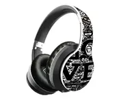 Wireless Portable Bluetooth-compatible 5.0 Game Headphone with Microphone Stereo Music-White - White