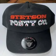 Stetson X Post Malone Five-Panel Golf Hat Red Blue Silver Studs Limited Edition