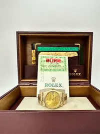 在飛比找Yahoo!奇摩拍賣優惠-【萬永名錶】Rolex ♛ 勞力士 68278 十鑽面 8.